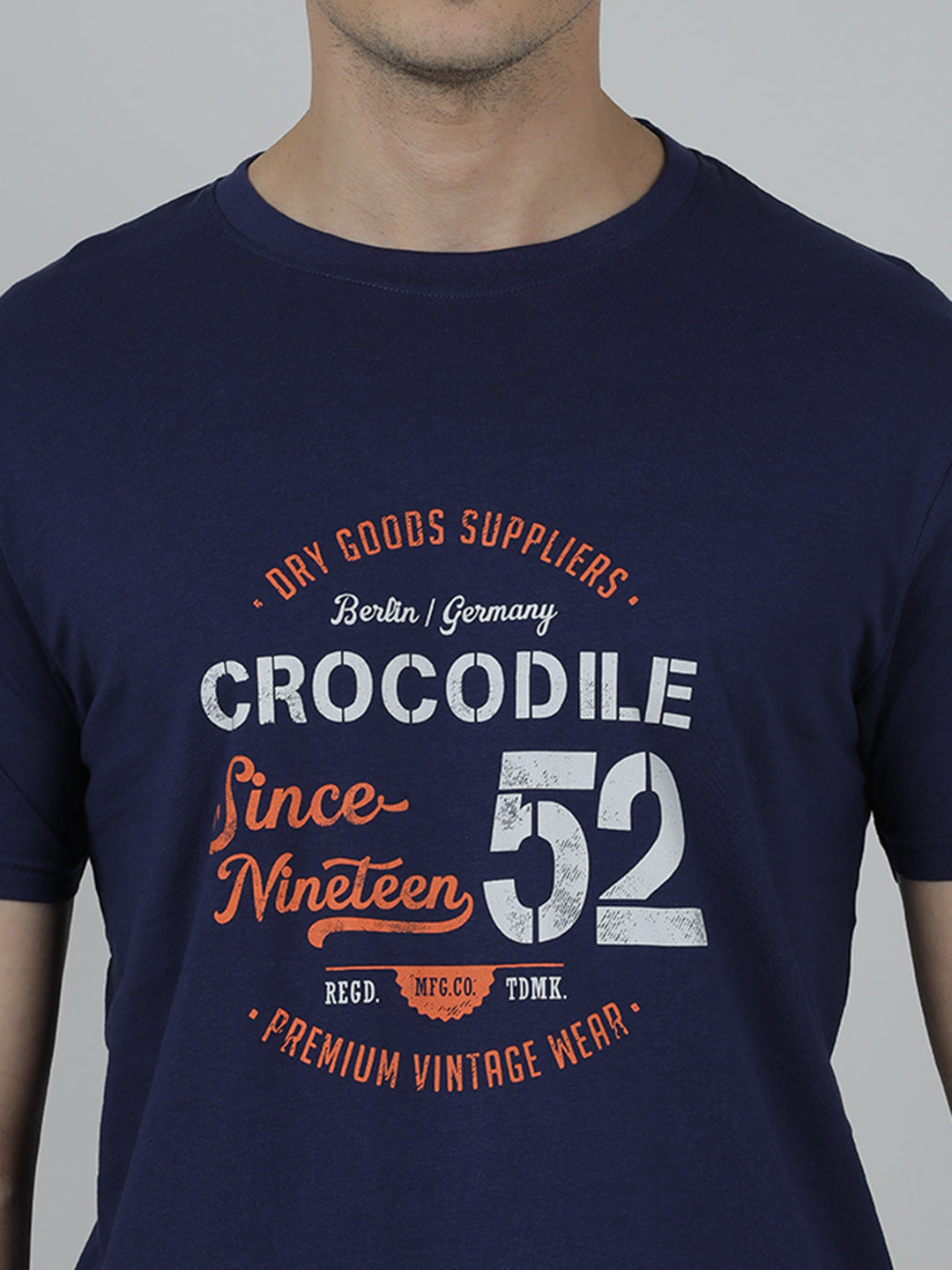 Typography Printed Slim Fit Cotton Pack Of 2 T-shirts